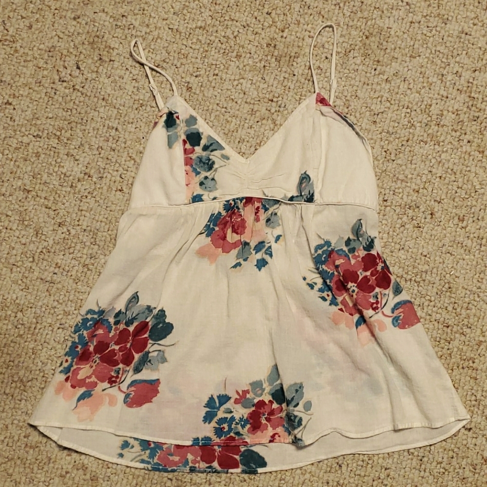 Cute Floral Tank Top